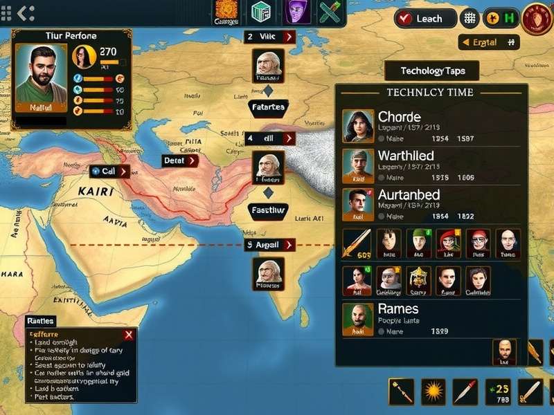 Aurangzeb S Challenge technology tree interface